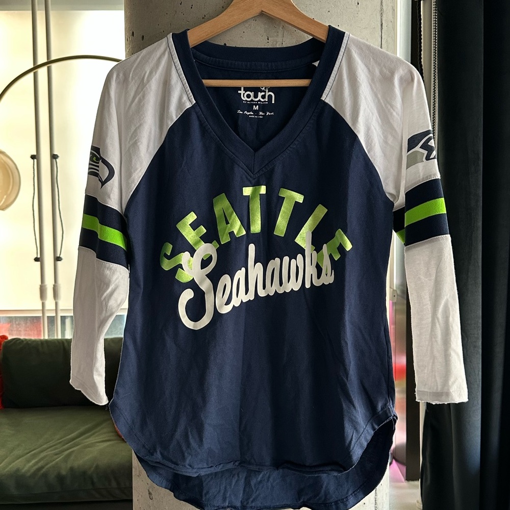 SEATTLE SEAHAWKS Touch 3/4 Sleeve Shirt